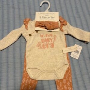 CATHERINE MALANDRIO BABY 3 PIECE SET 0 TO 3 MONTHS